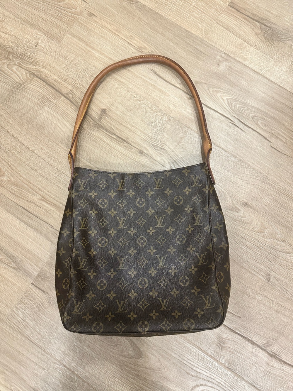 Authentic LOUIS VUITTON Monogram Looping Shoulder Bag